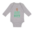 Long Sleeve Bodysuit Baby Awkward Moment When Mom Sniffs Your Butt Funny Humor B