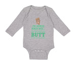 Long Sleeve Bodysuit Baby Awkward Moment When Mom Sniffs Your Butt Funny Humor B - Cute Rascals