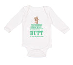 Long Sleeve Bodysuit Baby Awkward Moment When Mom Sniffs Your Butt Funny Humor B - Cute Rascals
