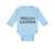 Long Sleeve Bodysuit Baby Hello Ladies Funny Humor Boy & Girl Clothes Cotton - Cute Rascals