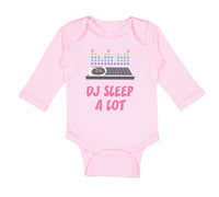 Long Sleeve Bodysuit Baby Dj Sleep A Lot Funny Music Boy & Girl Clothes Cotton - Cute Rascals