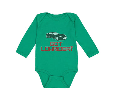 Long Sleeve Bodysuit Baby Got Lowrider Funny Humor Car Riding Boy & Girl Clothes