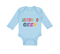 Long Sleeve Bodysuit Baby Listen to Ozzy Boy & Girl Clothes Cotton