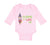 Long Sleeve Bodysuit Baby To Gnome Is to Love Me Boy & Girl Clothes Cotton