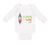 Long Sleeve Bodysuit Baby To Gnome Is to Love Me Boy & Girl Clothes Cotton