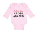 Long Sleeve Bodysuit Baby I Love You A Bushel and A Peck Boy & Girl Clothes