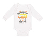 Long Sleeve Bodysuit Baby Hippie Chick Funny Humor Boy & Girl Clothes Cotton - Cute Rascals