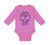 Long Sleeve Bodysuit Baby Skull Halloween Funny Humor Style A Boy & Girl Clothes