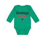 Long Sleeve Bodysuit Baby Geology Rocks Teacher School Education Cotton - Cute Rascals