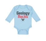 Long Sleeve Bodysuit Baby Geology Rocks Teacher School Education Cotton - Cute Rascals