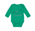Long Sleeve Bodysuit Baby Here Comes Trouble Style A Funny Humor Cotton
