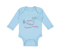 Long Sleeve Bodysuit Baby Here Comes Trouble Style A Funny Humor Cotton