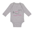 Long Sleeve Bodysuit Baby Here Comes Trouble Style A Funny Humor Cotton