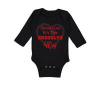 Long Sleeve Bodysuit Baby Spread Love It's The Brooklyn Way Boy & Girl Clothes