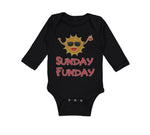 Long Sleeve Bodysuit Baby Sunday Funday Funny Humor Boy & Girl Clothes Cotton