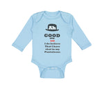 Long Sleeve Bodysuit Baby Ah Good Sir Believe Shat My Pantaloons Funny Cotton - Cute Rascals