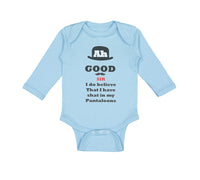 Long Sleeve Bodysuit Baby Ah Good Sir Believe Shat My Pantaloons Funny Cotton - Cute Rascals