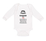 Long Sleeve Bodysuit Baby Ah Good Sir Believe Shat My Pantaloons Funny Cotton - Cute Rascals