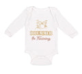 Long Sleeve Bodysuit Baby Drummer in Training Boy & Girl Clothes Cotton