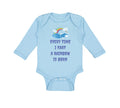 Long Sleeve Bodysuit Baby Every Time I Fart A Rainbow Is Born Funny Humor Cotton