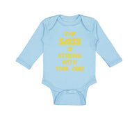 Long Sleeve Bodysuit Baby The Sass Is Strong with This 1 Sassy Funny Humor