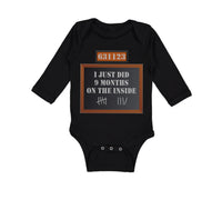 Long Sleeve Bodysuit Baby I Just Did 9 Months on The Inside Boy & Girl Clothes