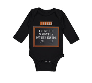 Long Sleeve Bodysuit Baby I Just Did 9 Months on The Inside Boy & Girl Clothes