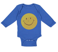 Long Sleeve Bodysuit Baby Smiley Face Boy & Girl Clothes Cotton