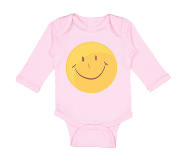 Long Sleeve Bodysuit Baby Smiley Face Boy & Girl Clothes Cotton