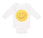 Long Sleeve Bodysuit Baby Smiley Face Boy & Girl Clothes Cotton