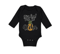 Long Sleeve Bodysuit Baby You Had Me at Aloha Hawaii Boy & Girl Clothes Cotton
