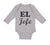 Long Sleeve Bodysuit Baby El Jefe Hispanic Latin Boy & Girl Clothes Cotton - Cute Rascals