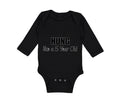 Long Sleeve Bodysuit Baby Hung like A 5 Year Old 5Th Birthday Funny Humor A