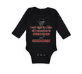 Long Sleeve Bodysuit Baby Night Blur Remember Sucking Titties Funny Cotton