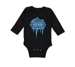 Long Sleeve Bodysuit Baby I Survived The Ice Age Boy & Girl Clothes Cotton