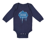 Long Sleeve Bodysuit Baby I Survived The Ice Age Boy & Girl Clothes Cotton