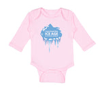Long Sleeve Bodysuit Baby I Survived The Ice Age Boy & Girl Clothes Cotton