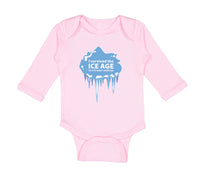 Long Sleeve Bodysuit Baby I Survived The Ice Age Boy & Girl Clothes Cotton