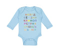 Long Sleeve Bodysuit Baby Russian Alphabet Russkii Alpfavit Boy & Girl Clothes