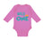 Long Sleeve Bodysuit Baby Wild 1 Year Old First Birthday Funny Humor Style E