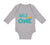 Long Sleeve Bodysuit Baby Wild 1 Year Old First Birthday Funny Humor Style E