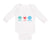 Long Sleeve Bodysuit Baby Peace Love Geology Teacher School Education Cotton