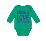 Long Sleeve Bodysuit Baby Ladies Love Outlaws Funny Humor Boy & Girl Clothes