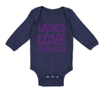 Long Sleeve Bodysuit Baby Ladies Love Outlaws Funny Humor Boy & Girl Clothes