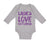 Long Sleeve Bodysuit Baby Ladies Love Outlaws Funny Humor Boy & Girl Clothes