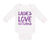Long Sleeve Bodysuit Baby Ladies Love Outlaws Funny Humor Boy & Girl Clothes