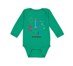 Long Sleeve Bodysuit Baby Science Geek Teacher School Education Cotton
