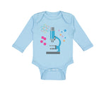 Long Sleeve Bodysuit Baby Science Geek Teacher School Education Cotton