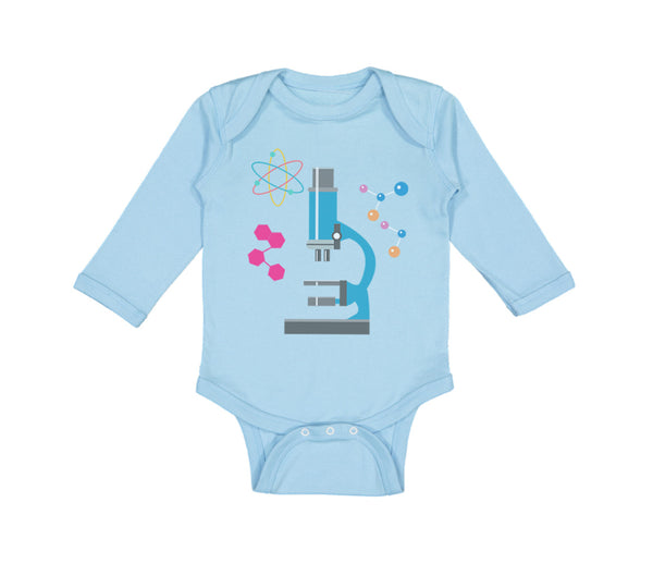 Long Sleeve Bodysuit Baby Science Geek Teacher School Education Cotton