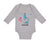 Long Sleeve Bodysuit Baby Science Geek Teacher School Education Cotton